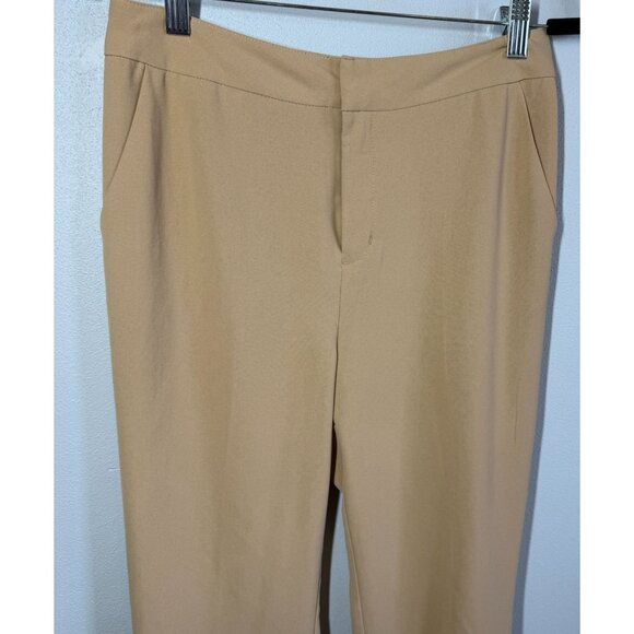 Oak + Fort Womens Trouser Pants Size 2 Tan Dress Pants Career Office Minimalist - Picture 3 of 10